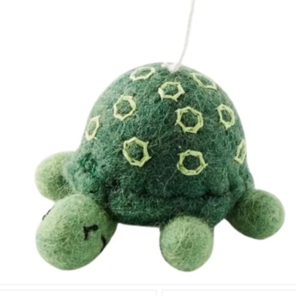 Felt Turtle Ornament - Picture 5 of 5